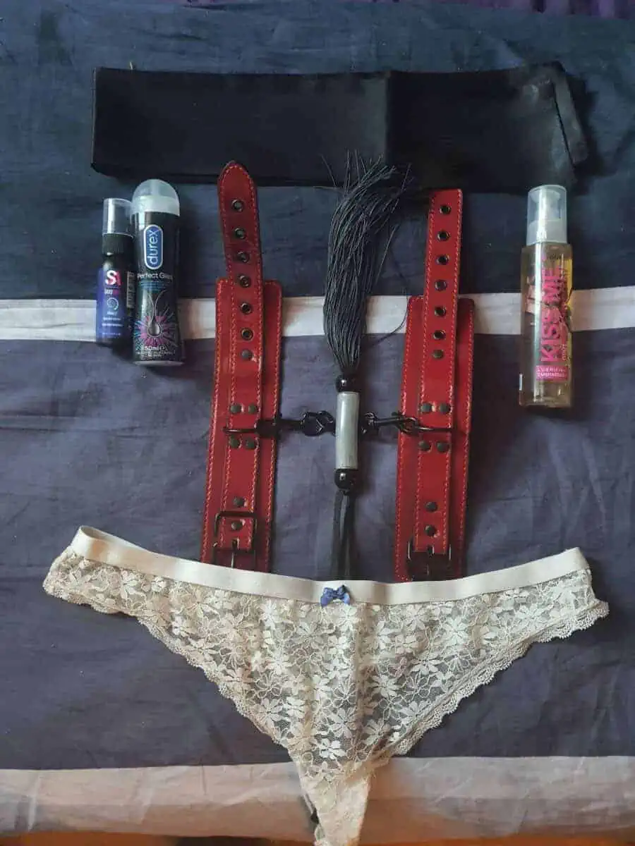 lingerie and oils for fucking