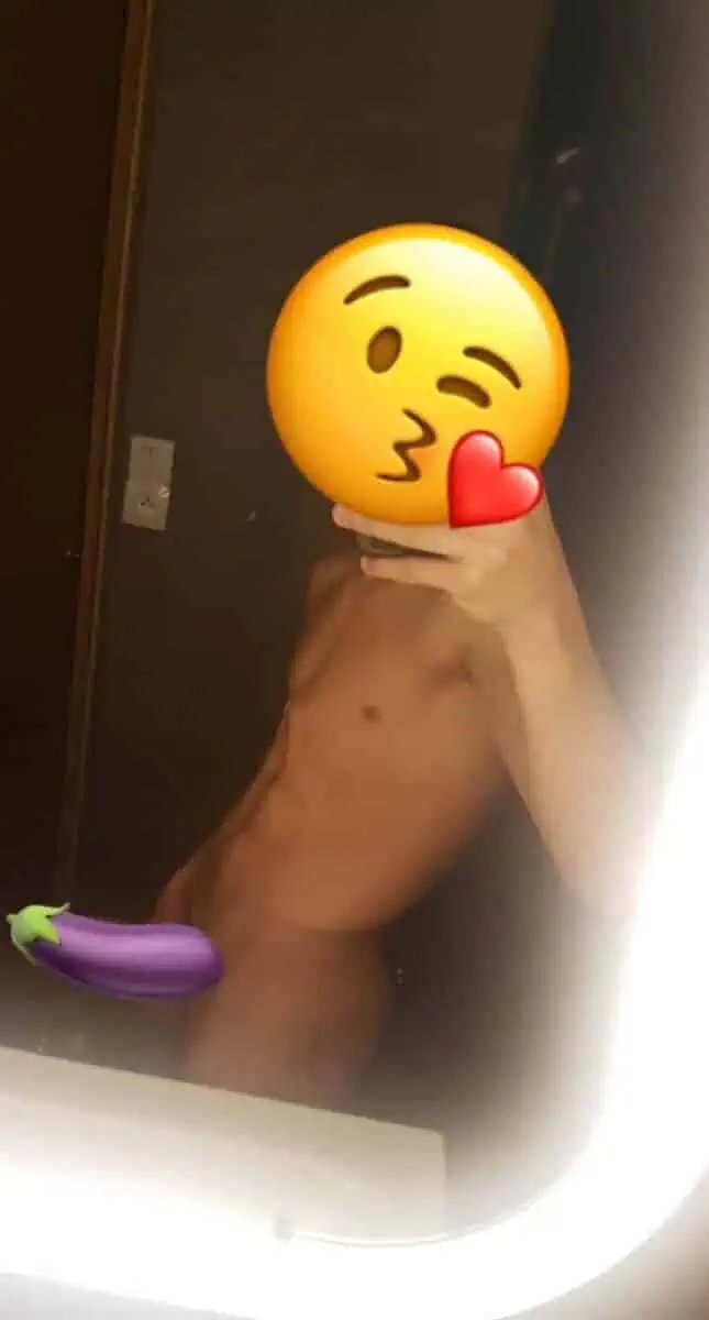 young handsome man nude