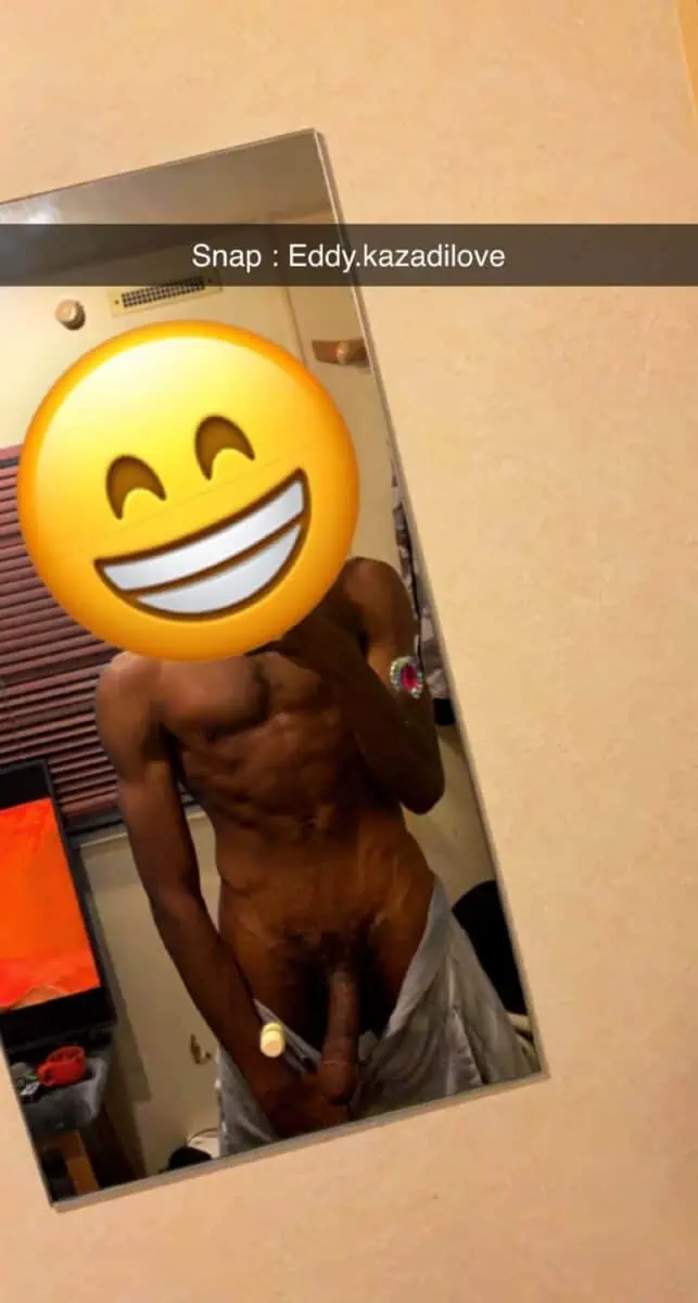 black nude man on snapchat