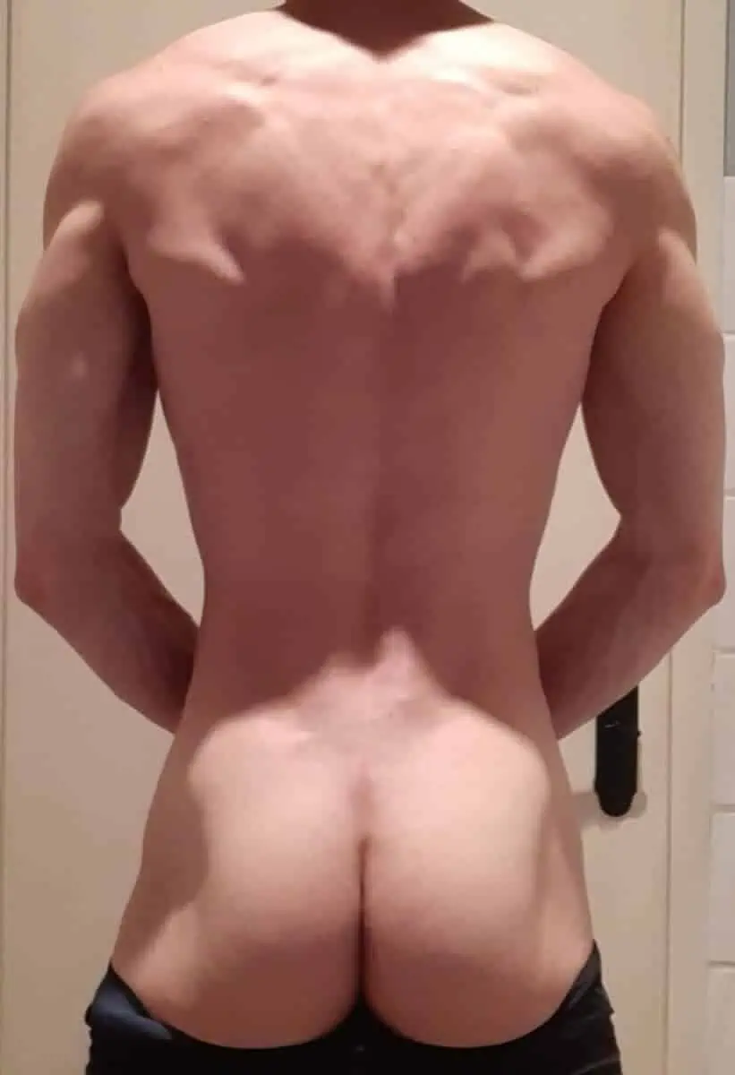 young male muscular ass nude